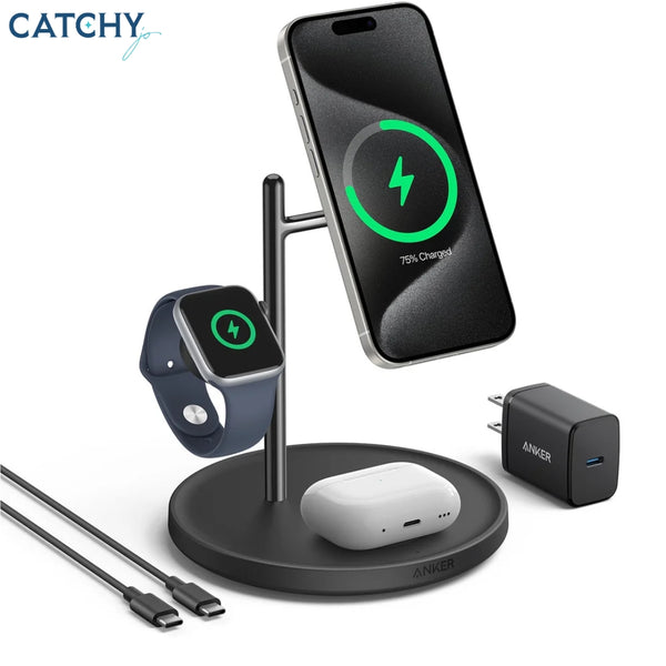 Anker MagGo 3-in-1 Charging Station (15W)