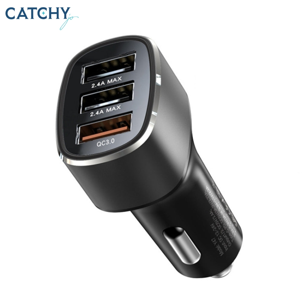 YESIDO Y46 شاحن سيارة سريع مع 3 منافذ USB (42W)
