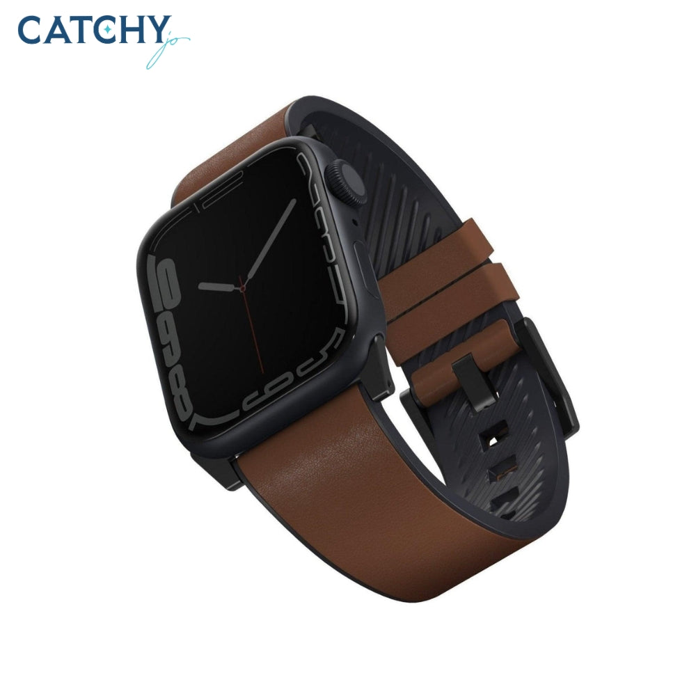 سوار جلدي مقاوم للماء لـ Apple Watch من UNIQ Straden