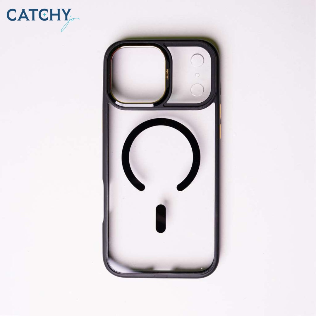 NJOYNY iPhone Clear Case With Colored Edges