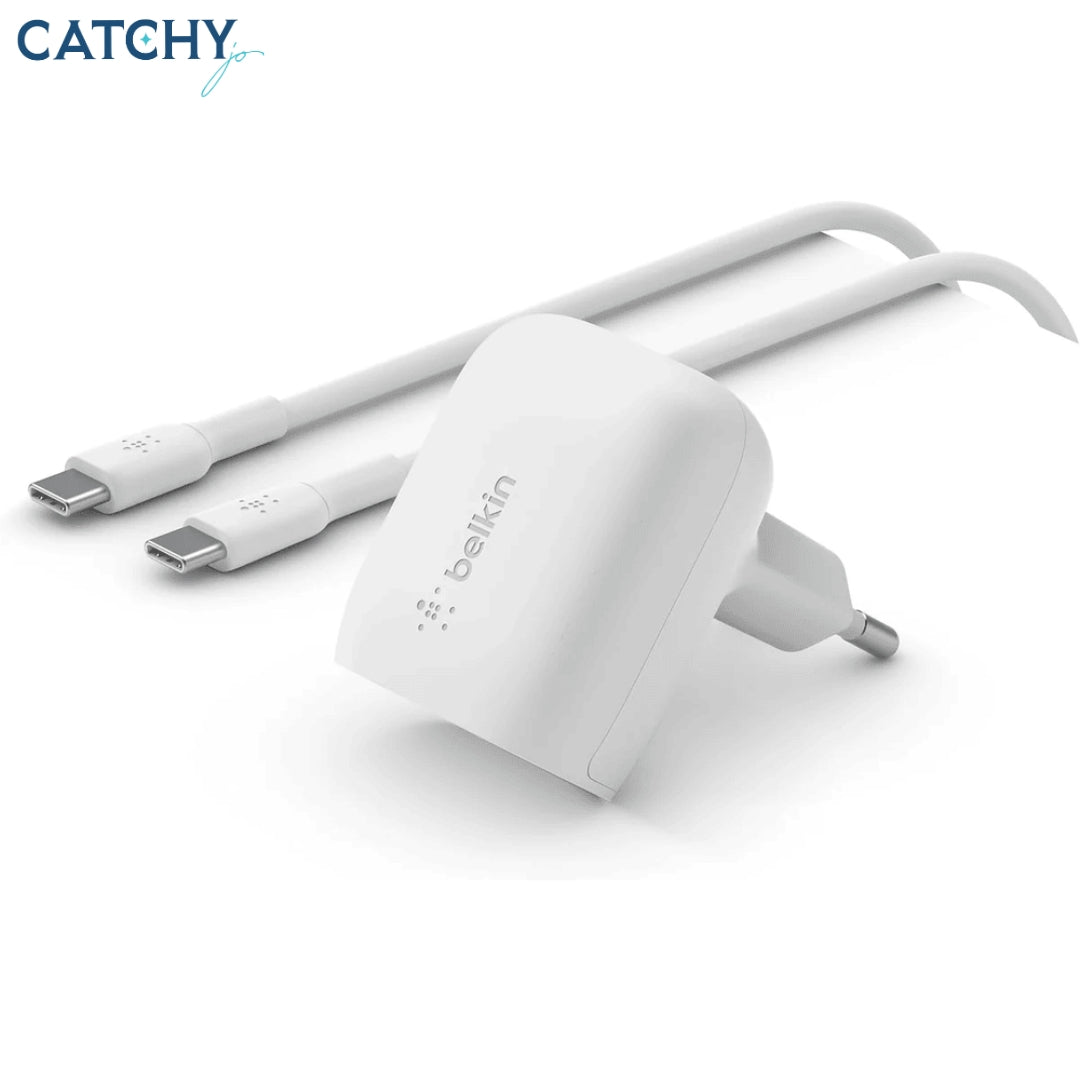 BELKIN USB-C Wall Charger (20W) +1M USB-C to USB-C Cable