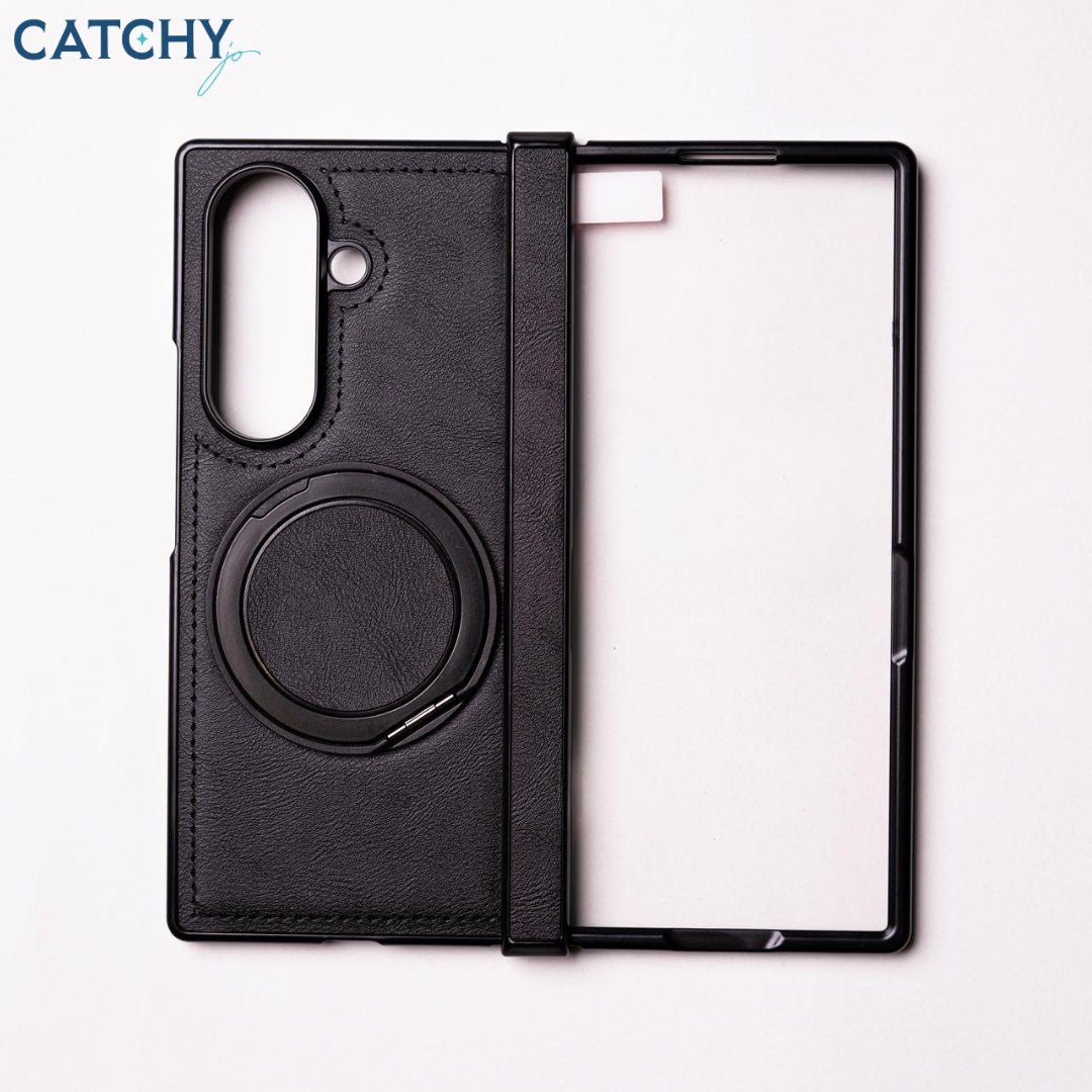 Beunos Samsung Fold Leather Case With 360 Stand