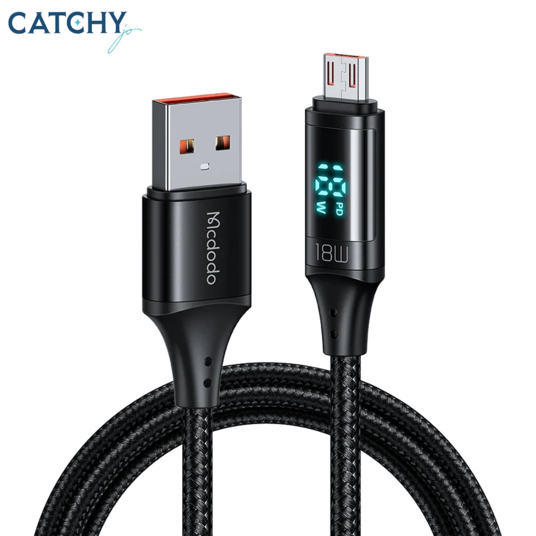 MCDODO كابل مايكرو إلى USB رقمي عالي الدقة