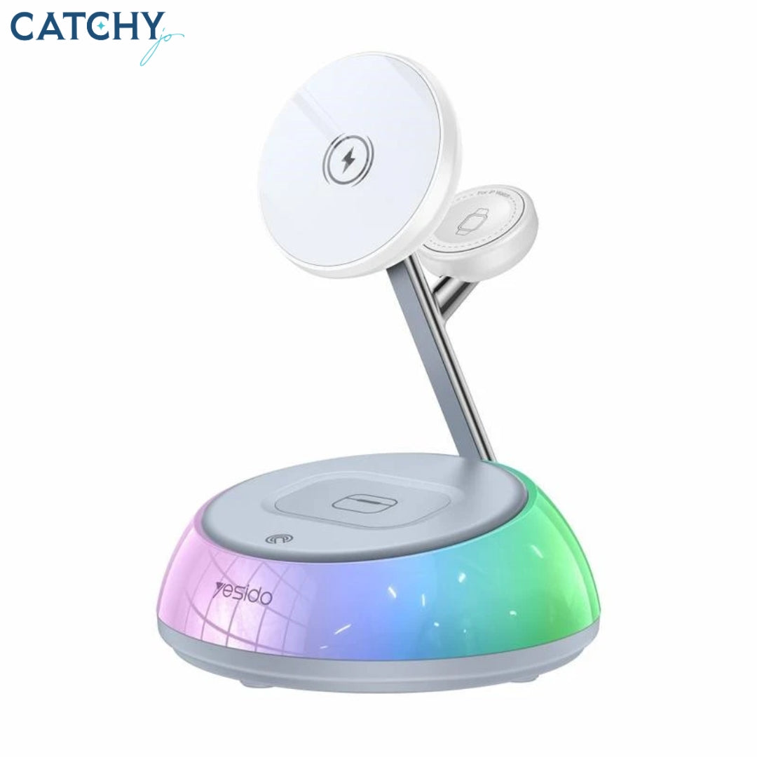 YESIDO DS31 3-in-1 Magnetic Wireless Charging Station (15W)