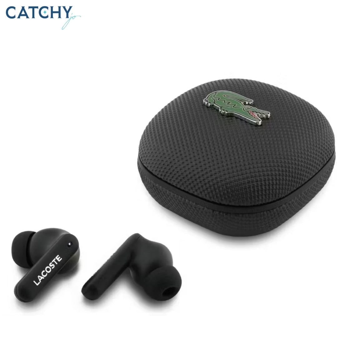 LACOSTE Leather Petit Pique Headphones