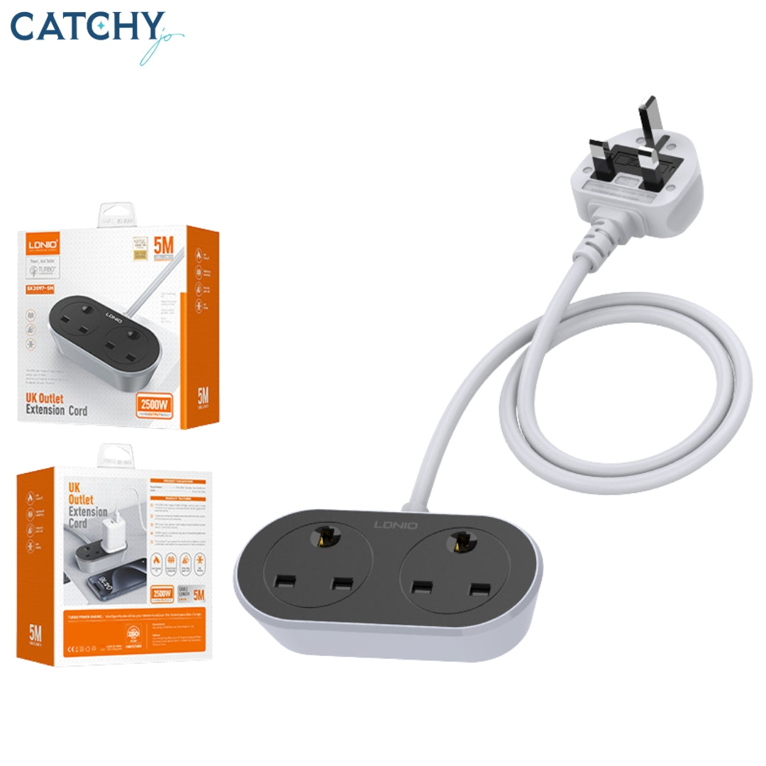LDNIO SK2097 High Power Strip Socket (2500W) LDNIO SK2097 High Power Strip Socket (2500W)