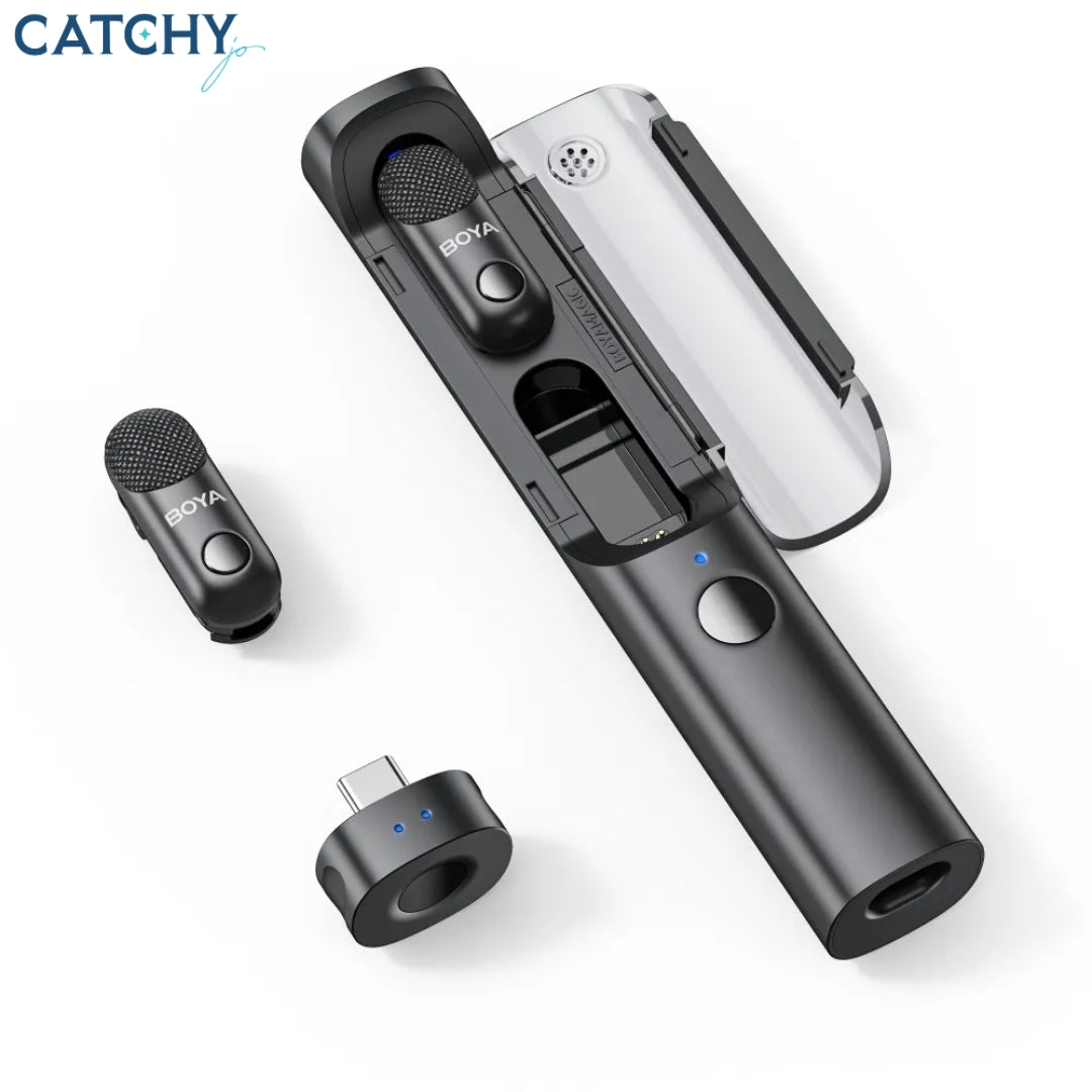 BOYA Magic-05 Wireless Microphone 3-in-1 Convertible Design