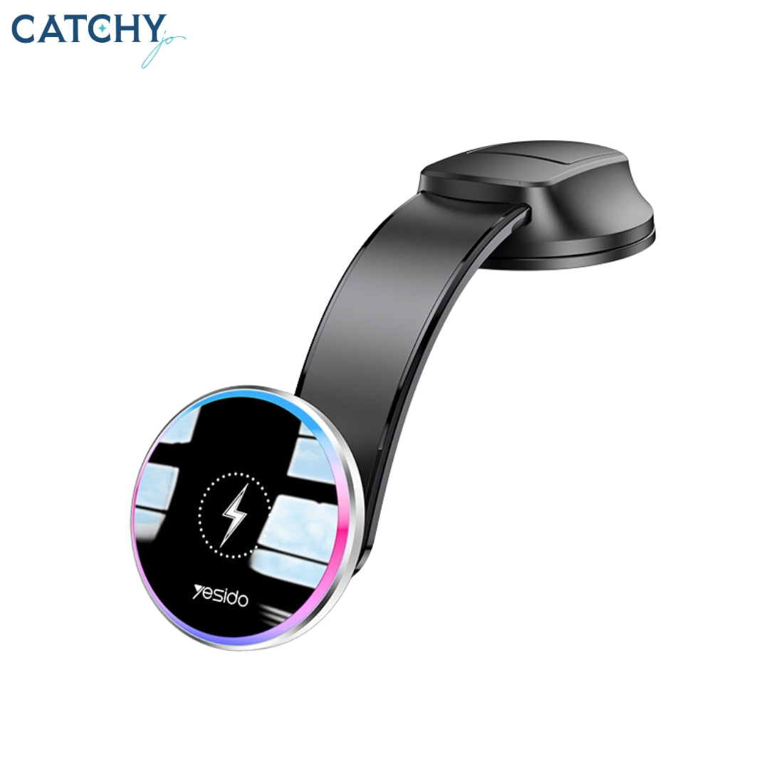 YESIDO C292 حامل هاتف سيارة لاسلكي بشحن سريع (15W)