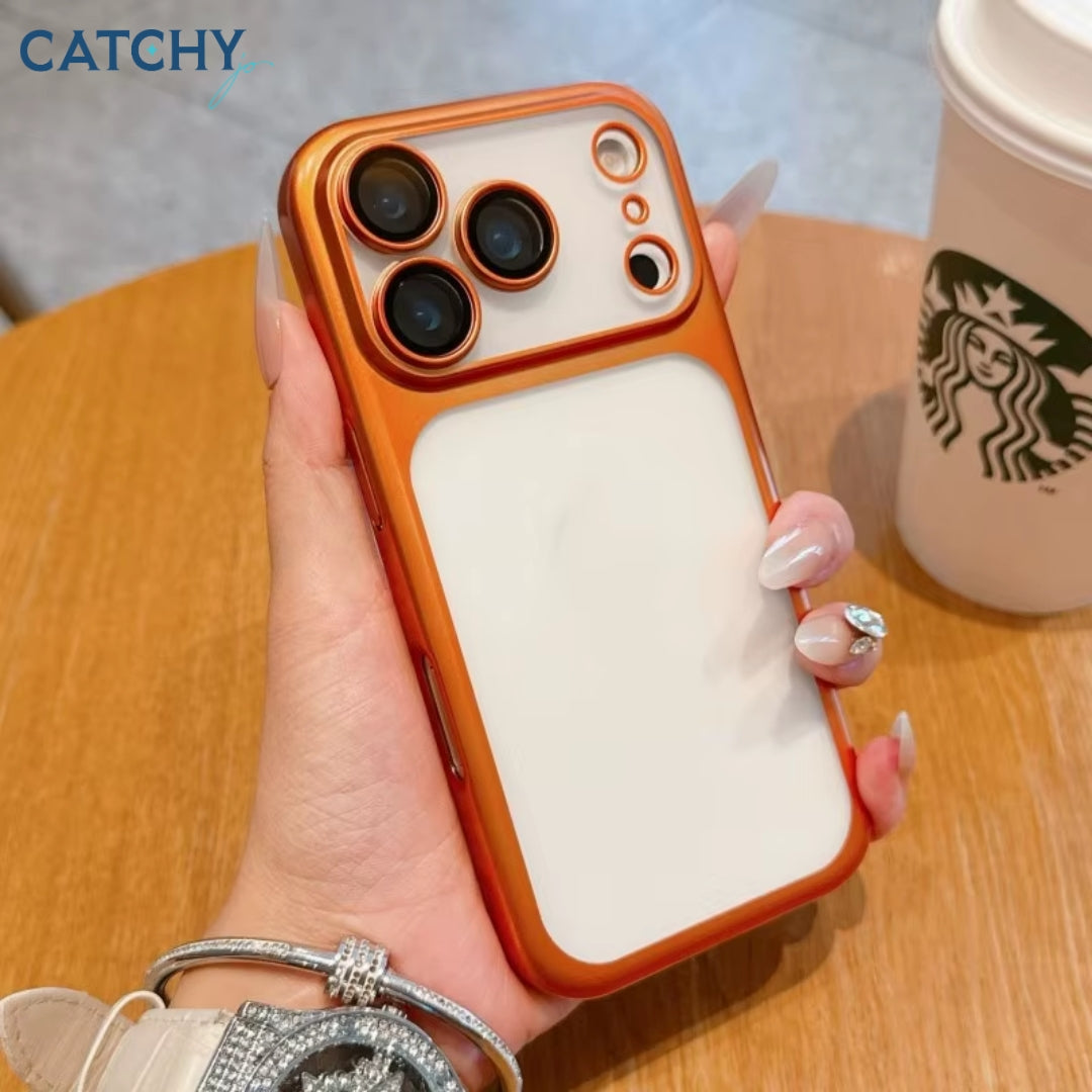 iPhone Matte Frosted Lens Protection Case