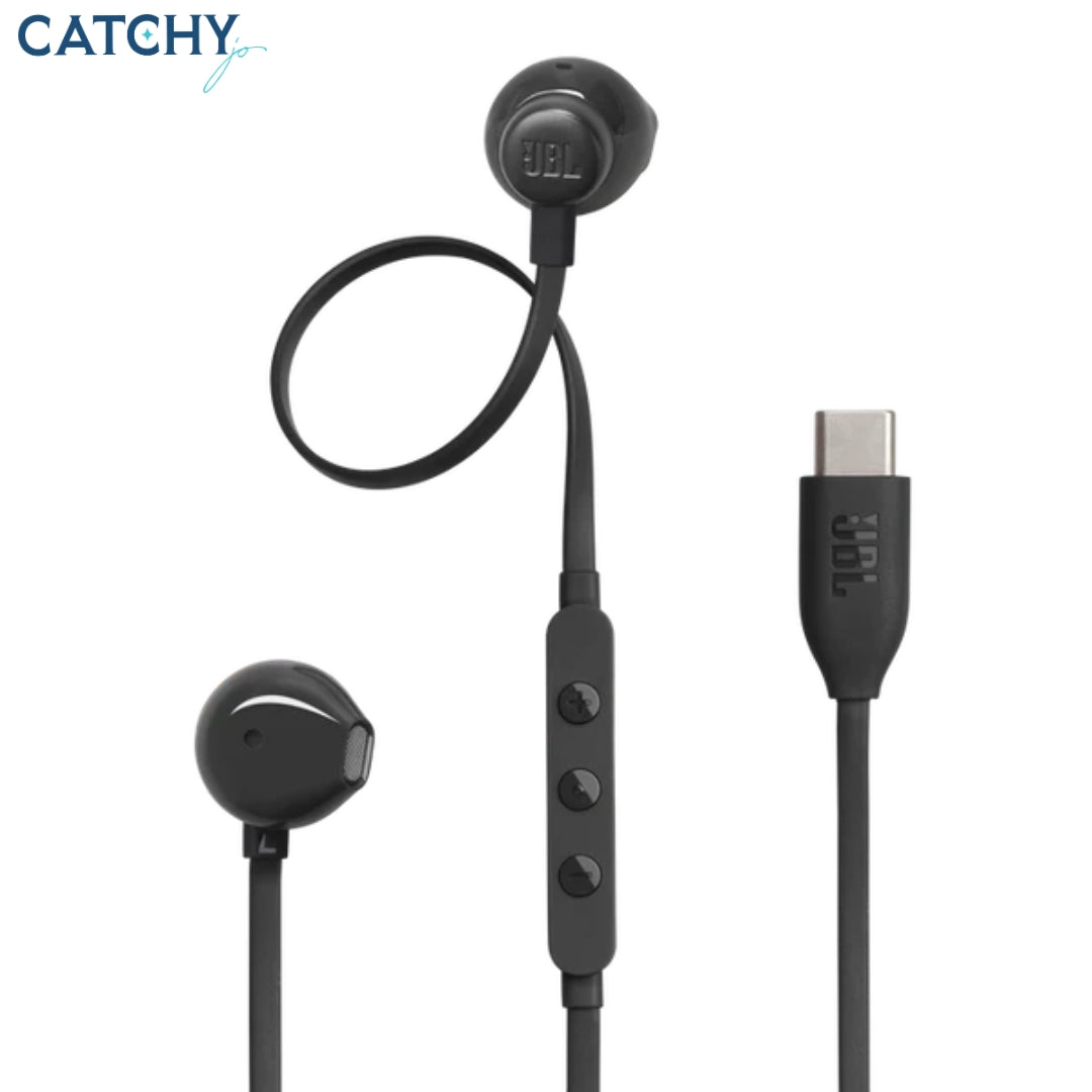 JBL T305C-BU Type-C Ear Earphones