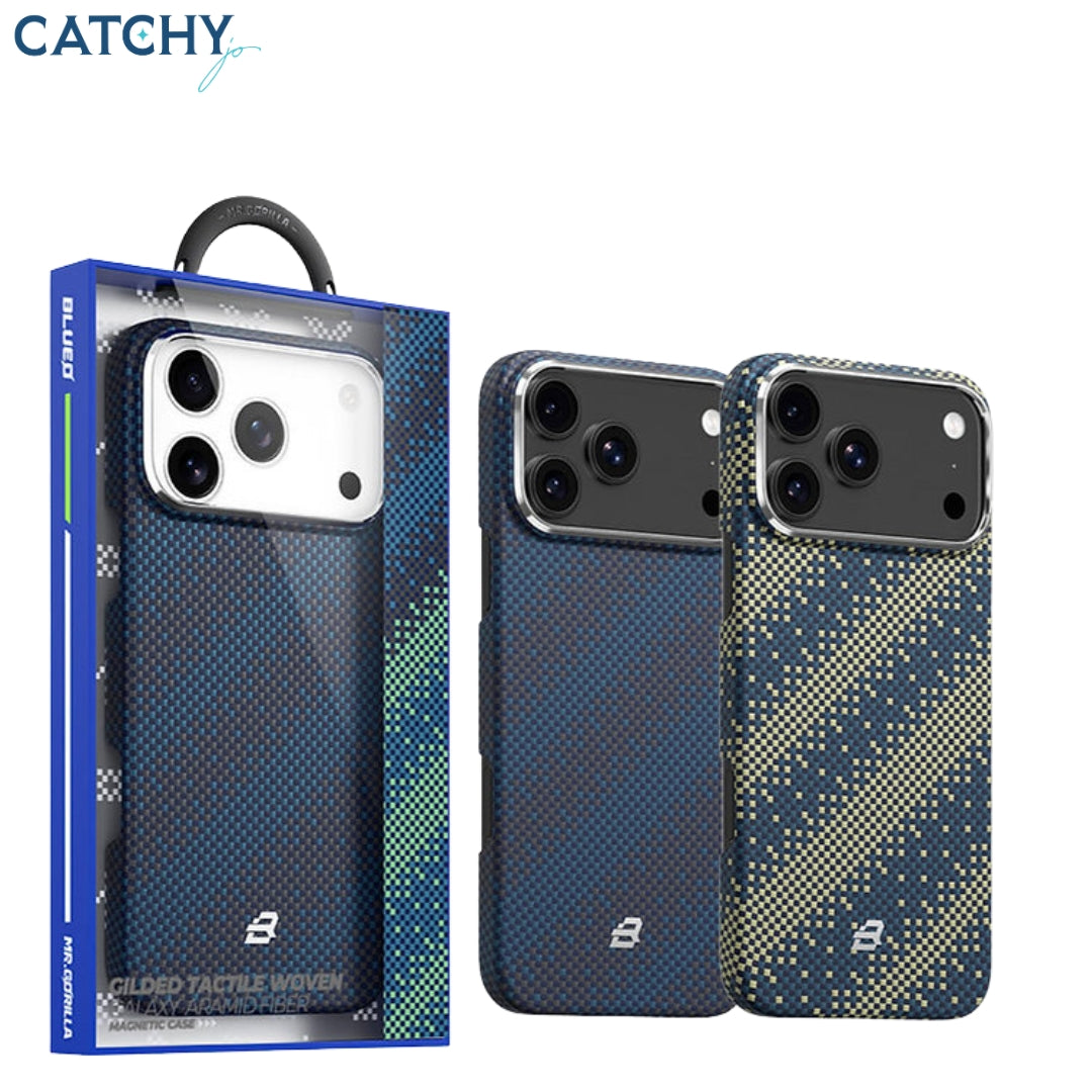 Blueo iPhone Gilded Tactile Woven Aramid Magnetic Case