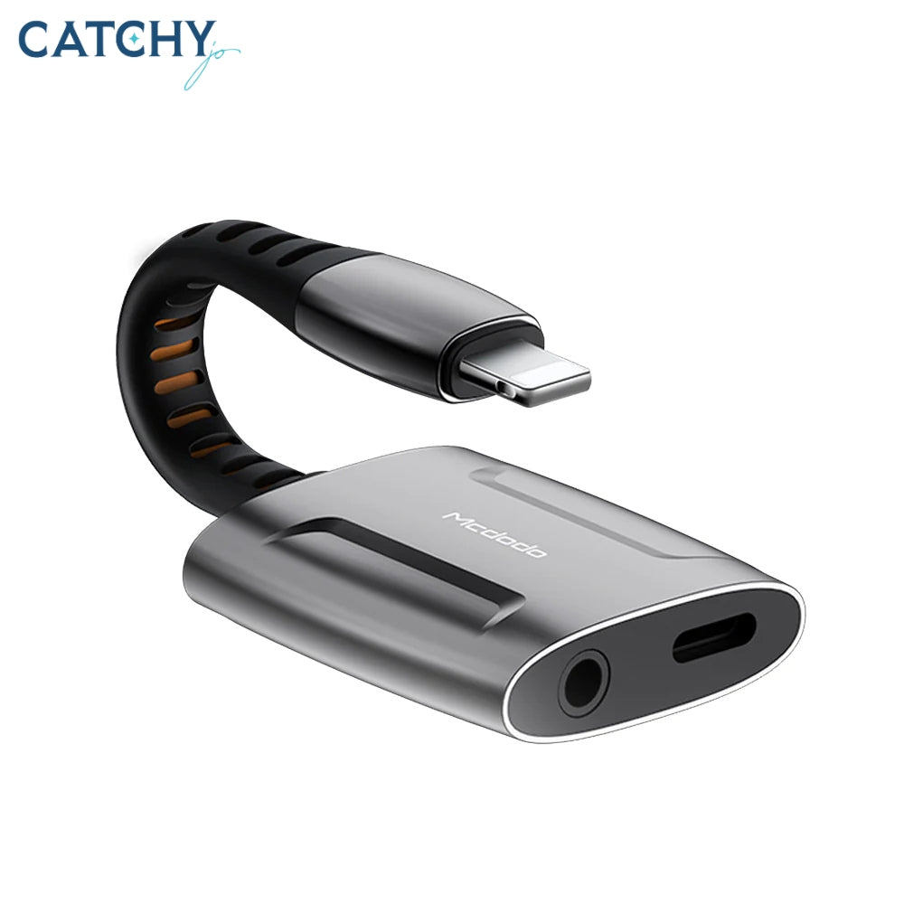 MCDODO CA-6340 Lightning & DC 3.5mm Audio Adapter