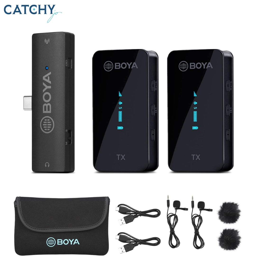 BOYA BY-XM6-S6 USB-C Wireless Lavalier Microphone BOYA BY-XM6-S6 USB-C Wireless Lavalier Microphone