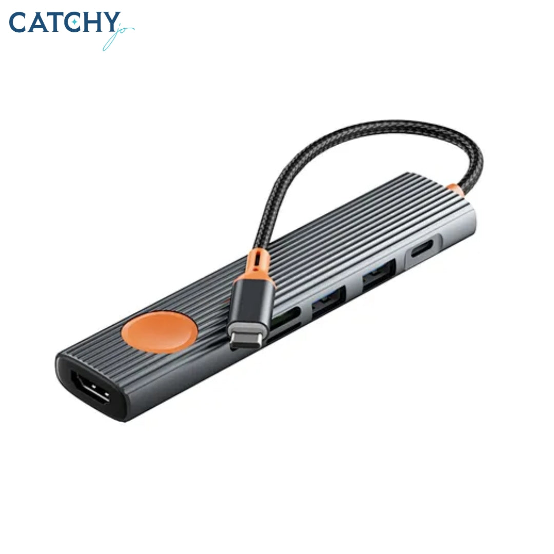WiWU Wi-HB007 7 in 1 Travelling USB-C Hub