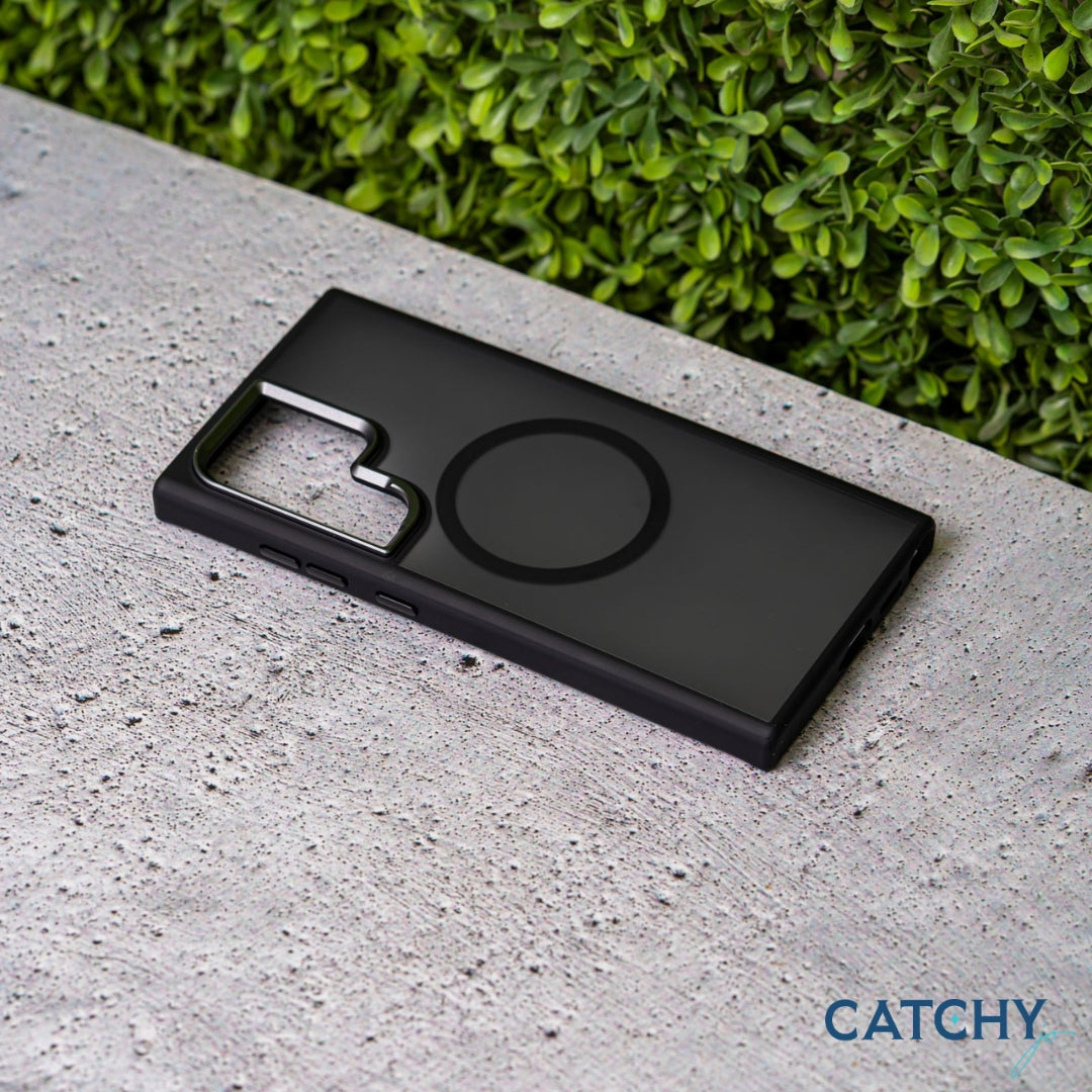 Samsung Matte MagSafe With Metal Camera Frame Case