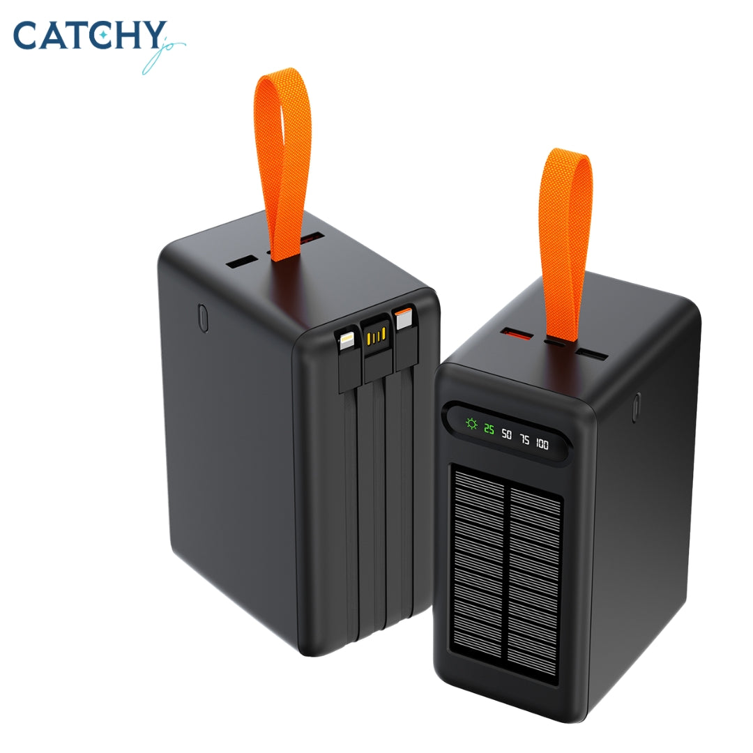 Aspor A377 6-Port Output Outdoor Solar Power Bank (80000mAh)