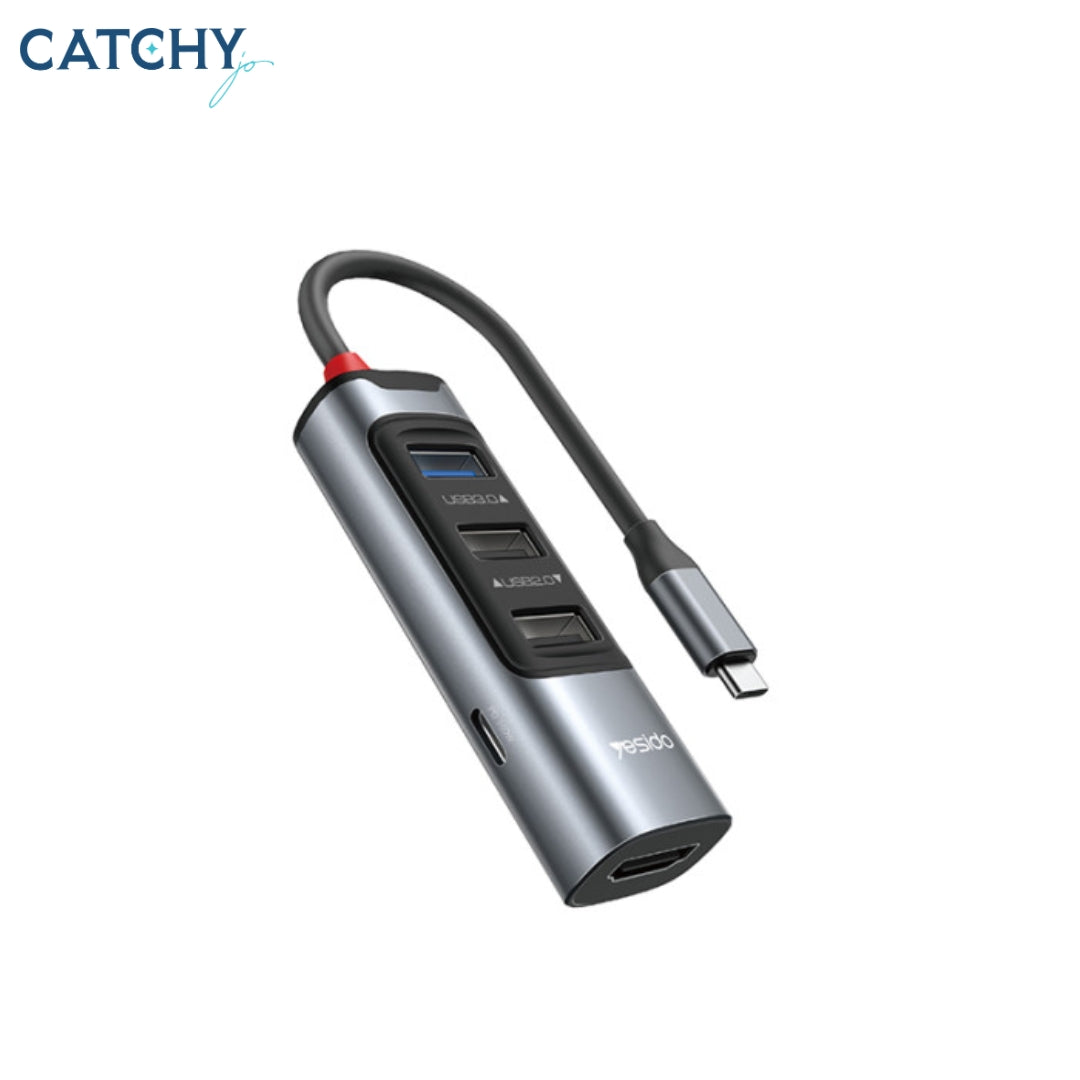 YESIDO HB22 5 IN 1 USB-C Hub Adapter