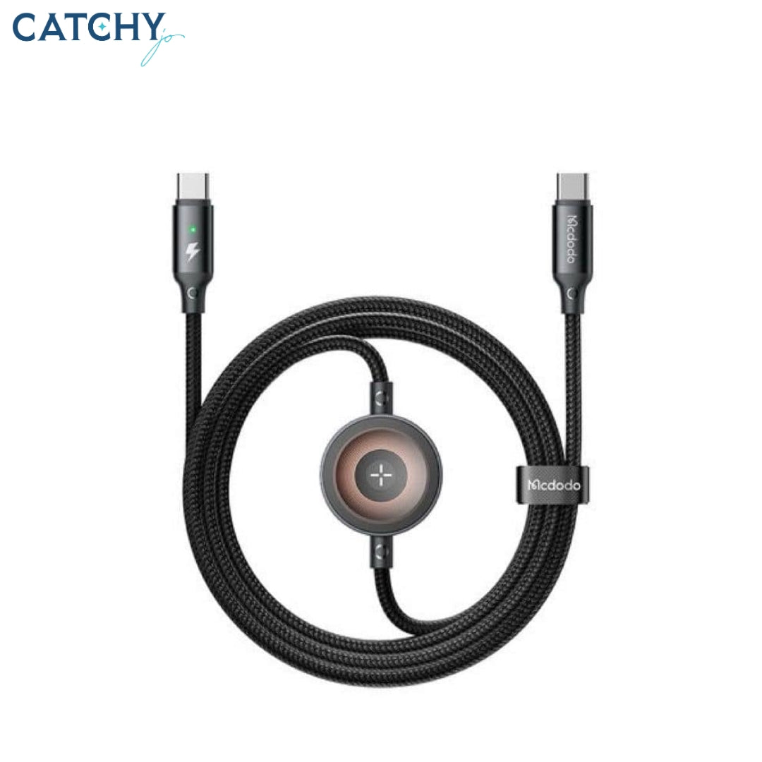 كابل Type-C 2 في 1 من MCDODO لـ iPhone و Apple Watch