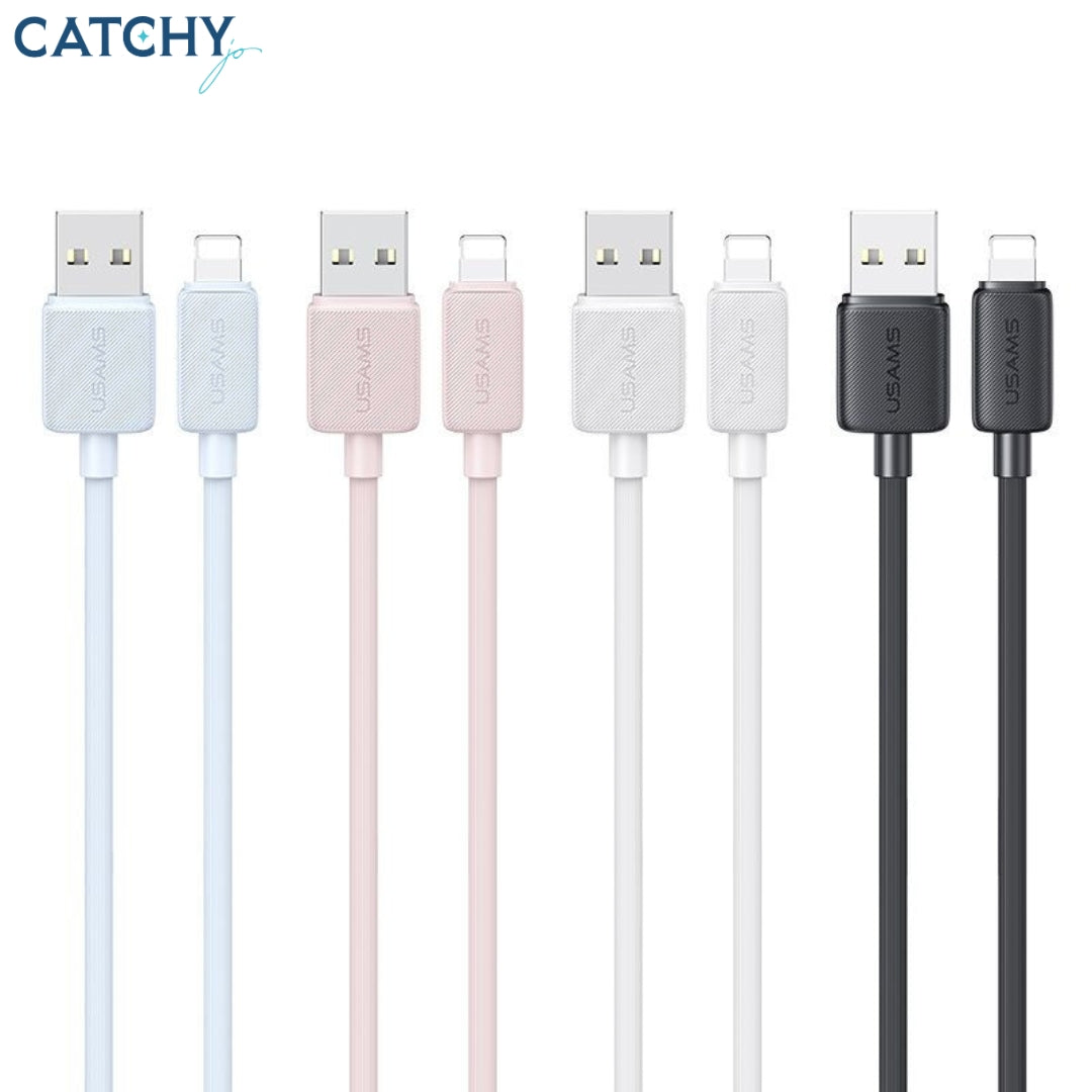 USAMS US-SJ689 Striped Charging Cable (1M)