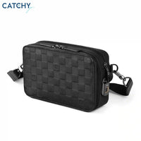 WiWU Master Genuine Leather Fingerprint Lock Crossbody Bag