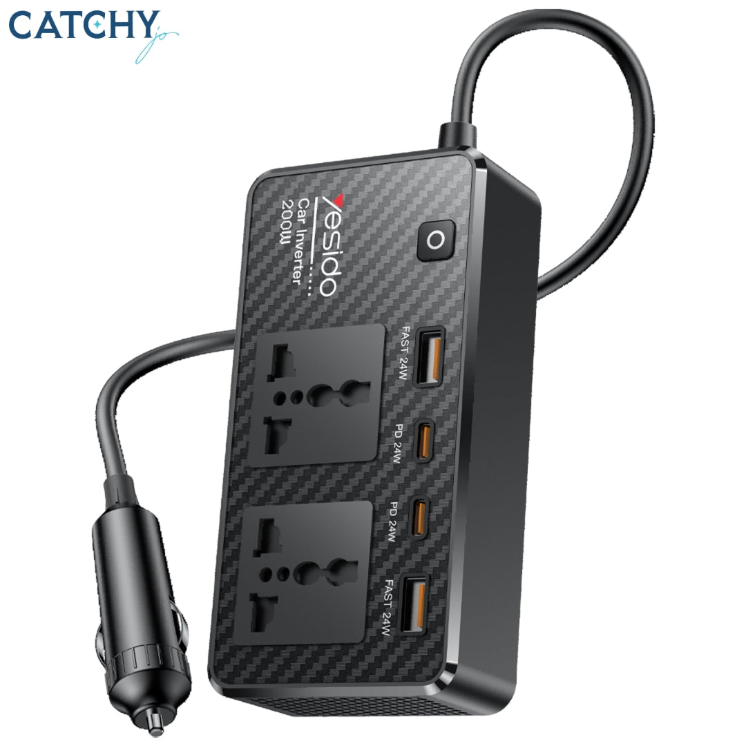 YESIDO VC07 محول شاحن للسيارة (200W)