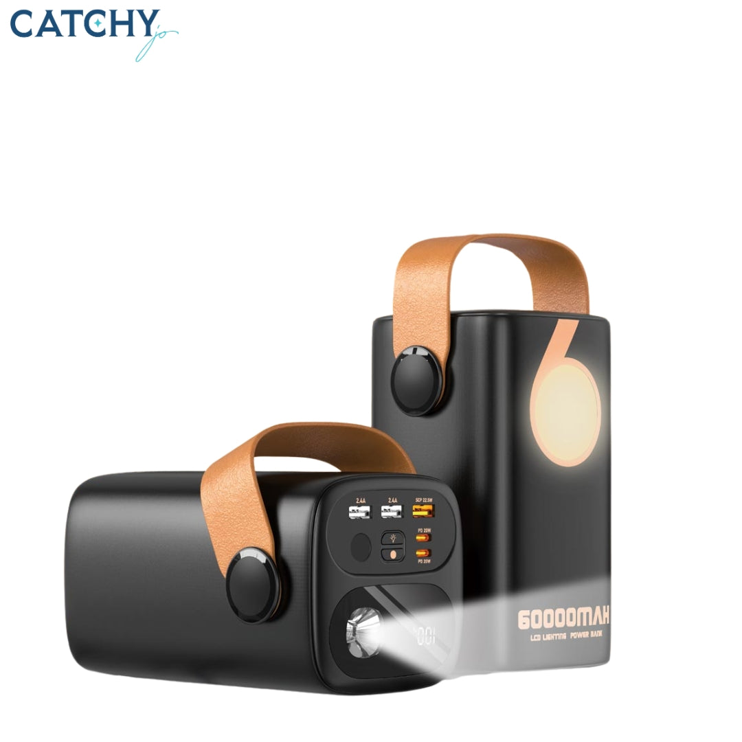 Moxom MX-PB131 Power Bank With LED Flashlight & Digital Display (60000mAh) Moxom MX-PB131 Power Bank With LED Flashlight & Digital Display (60000mAh)