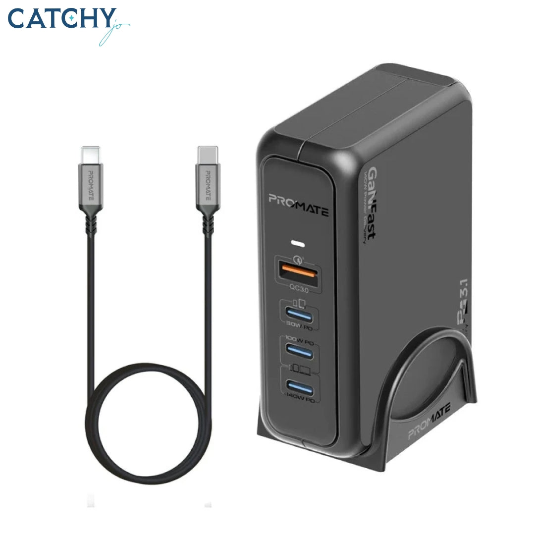 PROMATE GaNPort-140W Super Speed Power Charging Station