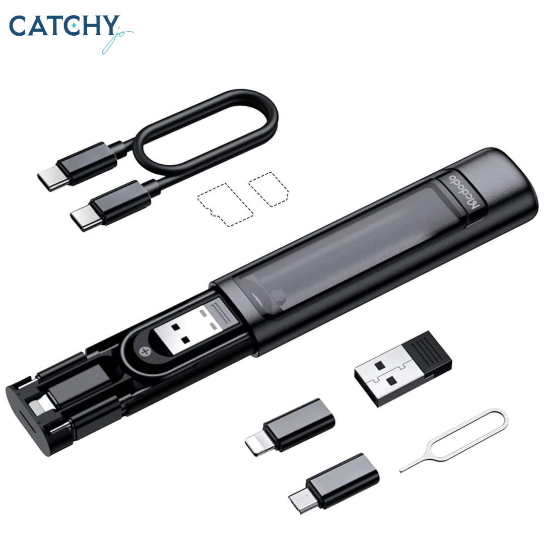 MCDODO Multifunctional Storage Box With Cable Connector & SIM Pin