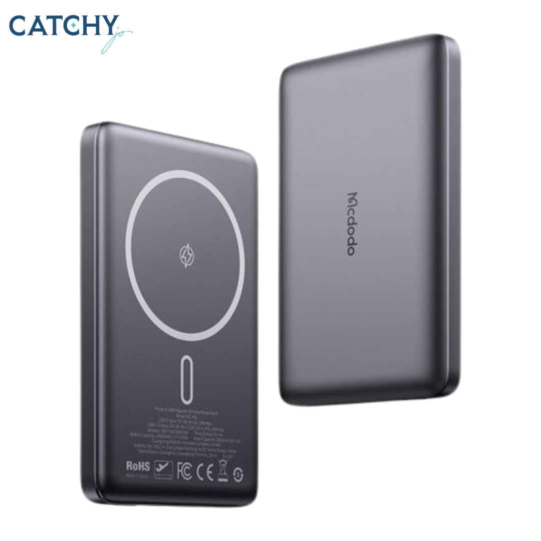 MCDODO 465 Ultra Thin Magnetic Wireless Metal Power Bank