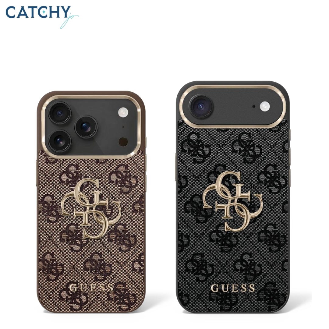 GUESS iPhone Classic MagSafe Leather Case