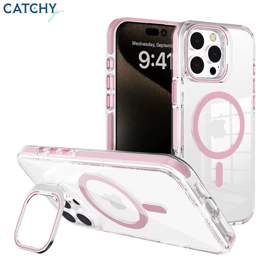 Magnetic Acrylic Transparent iPhone Case | iPhone 17 | iPhone 17 Air | iPhone 17 Pro | iPhone 17 Pro Max | Black | Pink | White | Gray | Blue Magnetic Acrylic Transparent iPhone Case | iPhone 17 | iPhone 17 Air | iPhone 17 Pro | iPhone 17 Pro Max | Black | Pink | White | Gray | Blue