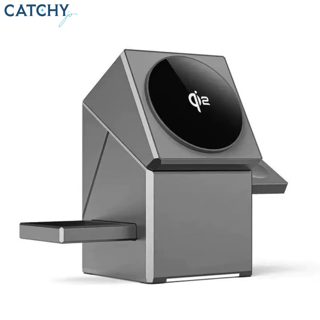 3 in 1 Magnetic Wireless Charger Stand (15W)