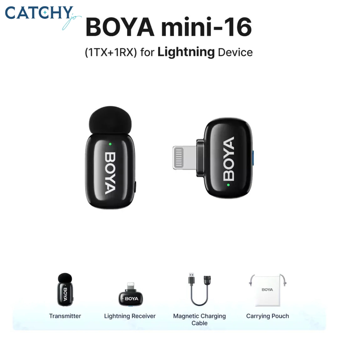 BOYA Mini 16 Lightning Wireless Microphone