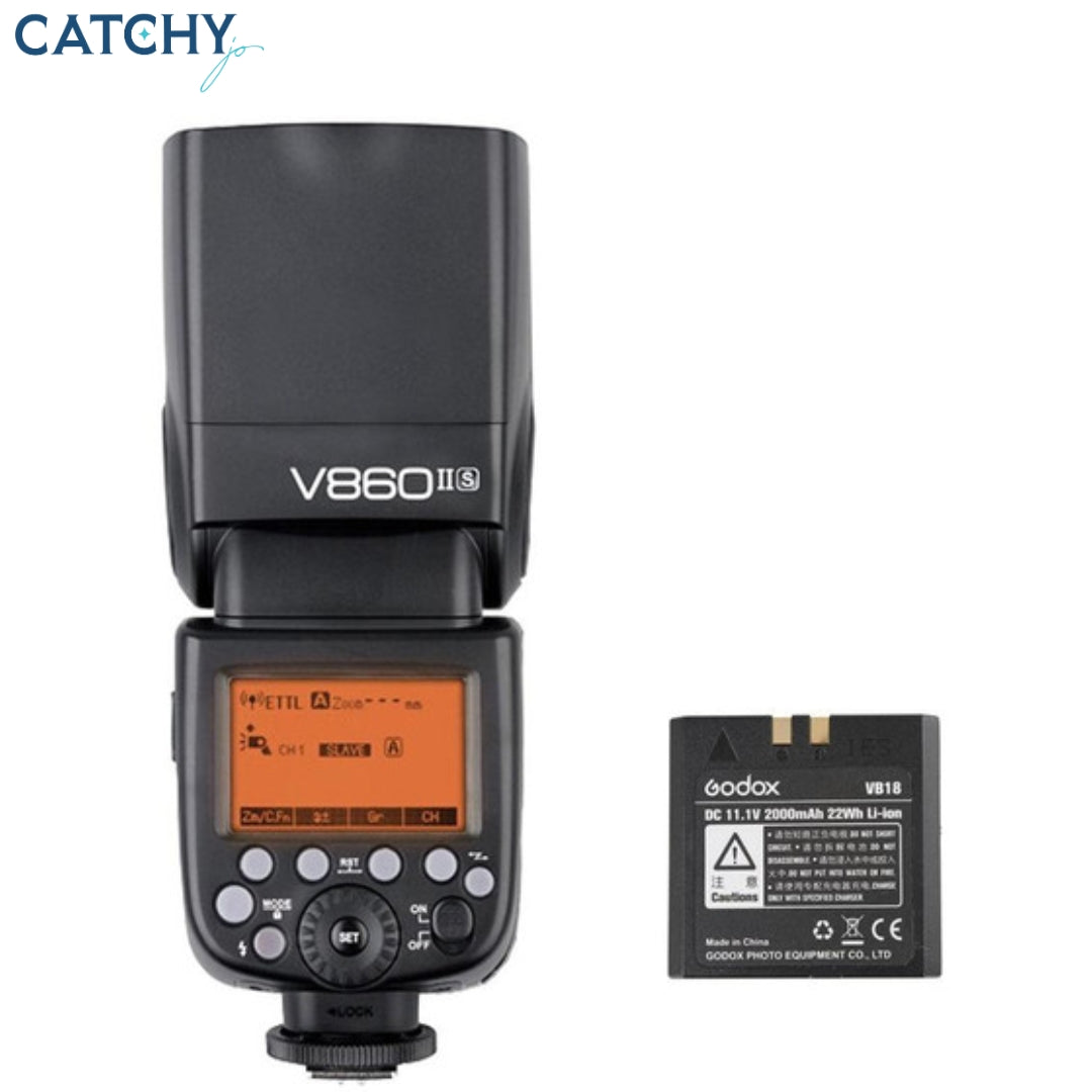 Godox VING V860IIS TTL Li-Ion طقم فلاش لكاميرات سوني