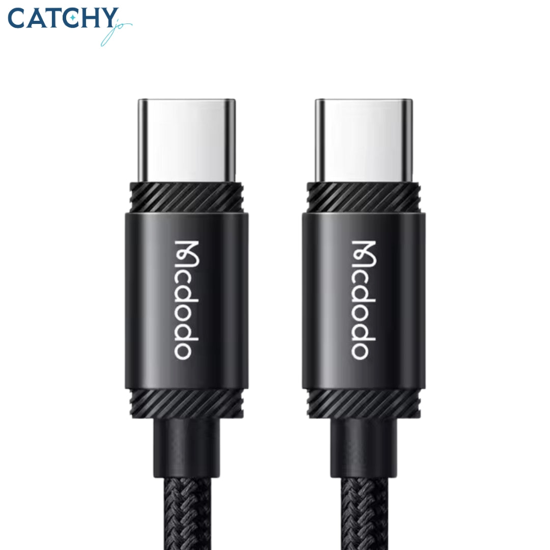 كابل MCDODO من Type-C إلى Type-C بطول 2M لجهاز Macbook (240W)