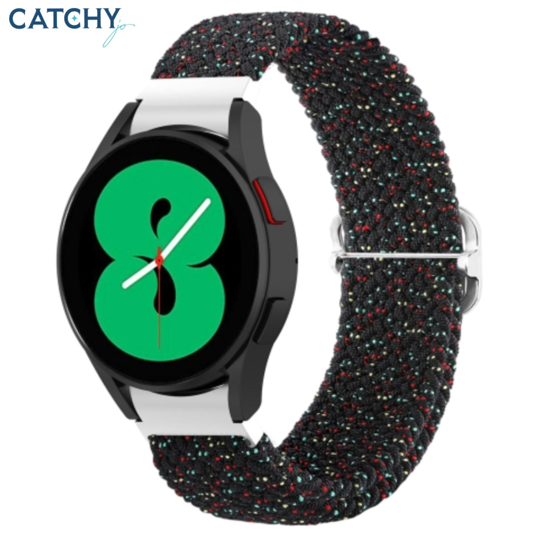 Samsung Woven Watch Band | 22 mm | Black&Red | Black | Orange | Dark Blue | Blue | Green | Light Green | Beige | Pink | Light Purple | Purple Samsung Woven Watch Band | 22 mm | Black&Red | Black | Orange | Dark Blue | Blue | Green | Light Green | Beige | Pink | Light Purple | Purple