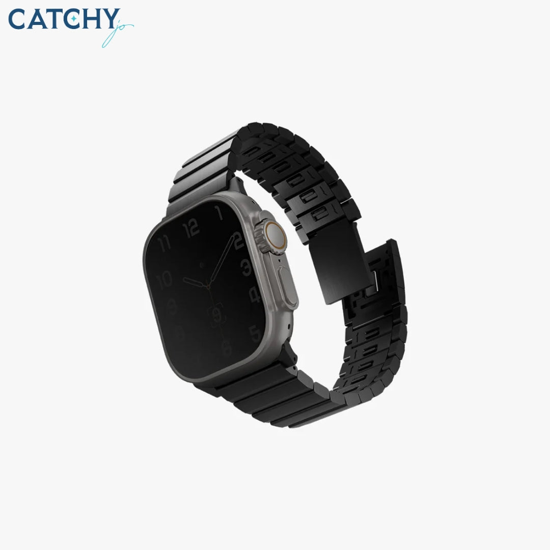 UNIQ Strova Mag سوار ستانلس ستيل لساعة Apple Watch