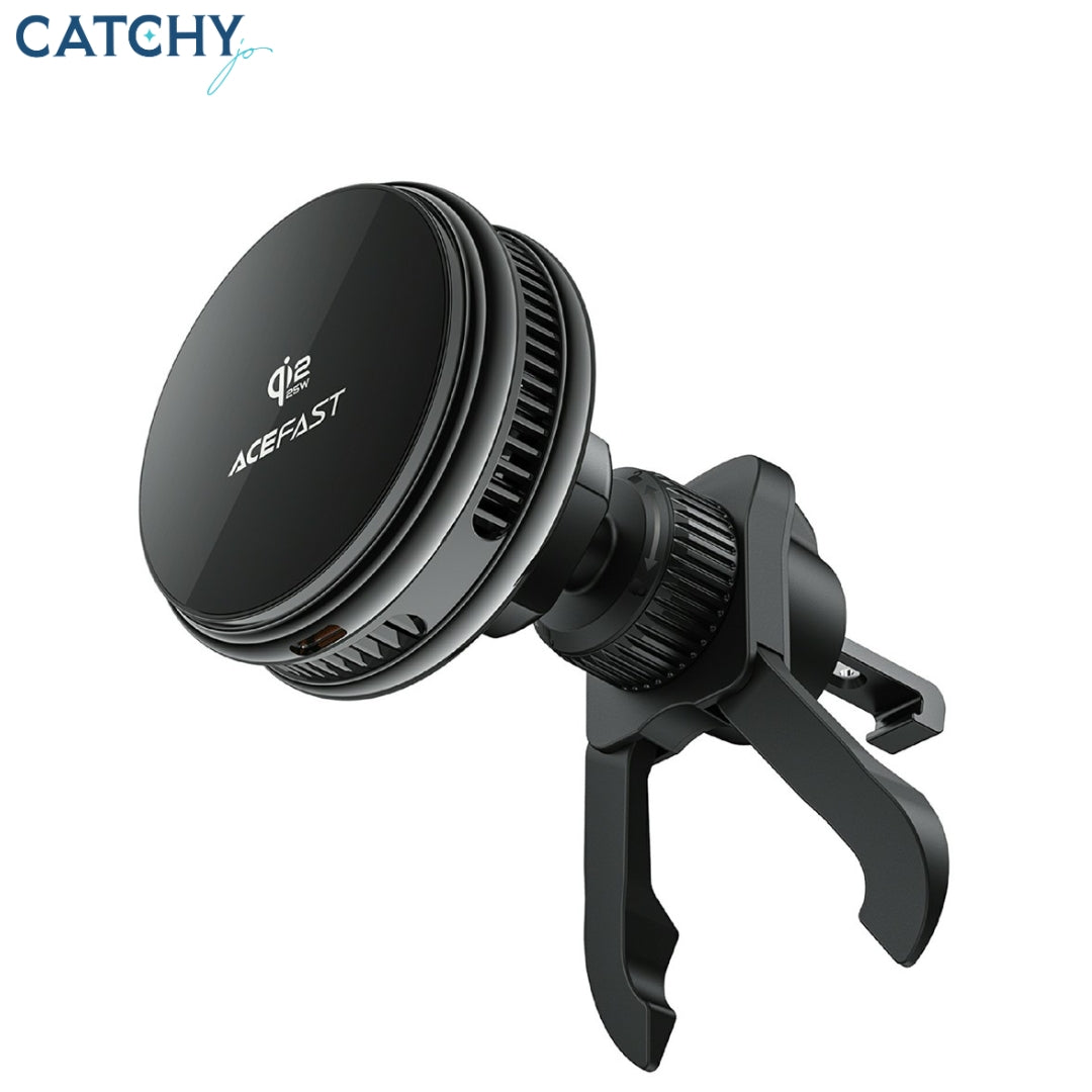 ACEFAST D66 25W Qi2 Magnetic Wireless Charger Car Mount Holder