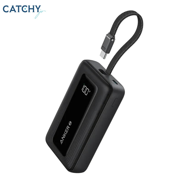 Anker Zolo Power Bank Built-In USB-C Cable (10,000mAh)