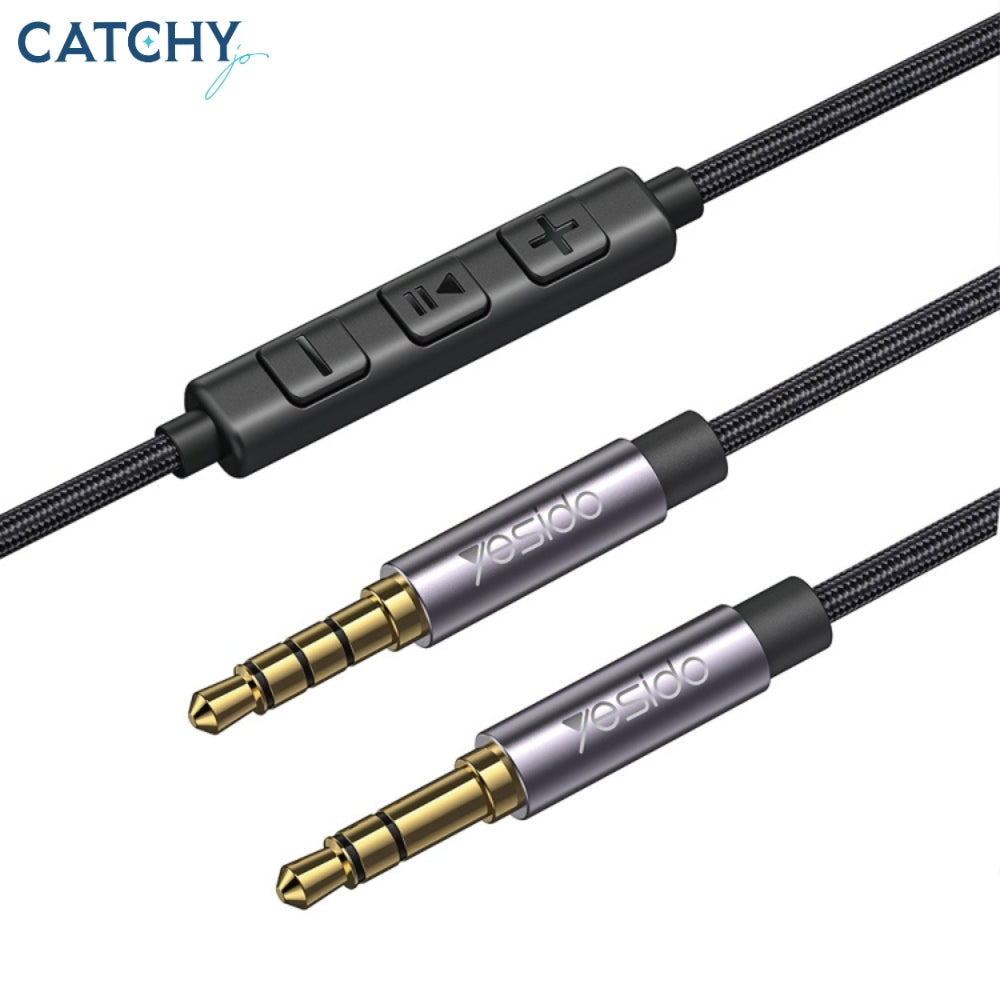 YESIDO YAU30 3.5mm Male To 3.5mm Male Audio Cable 1.2M