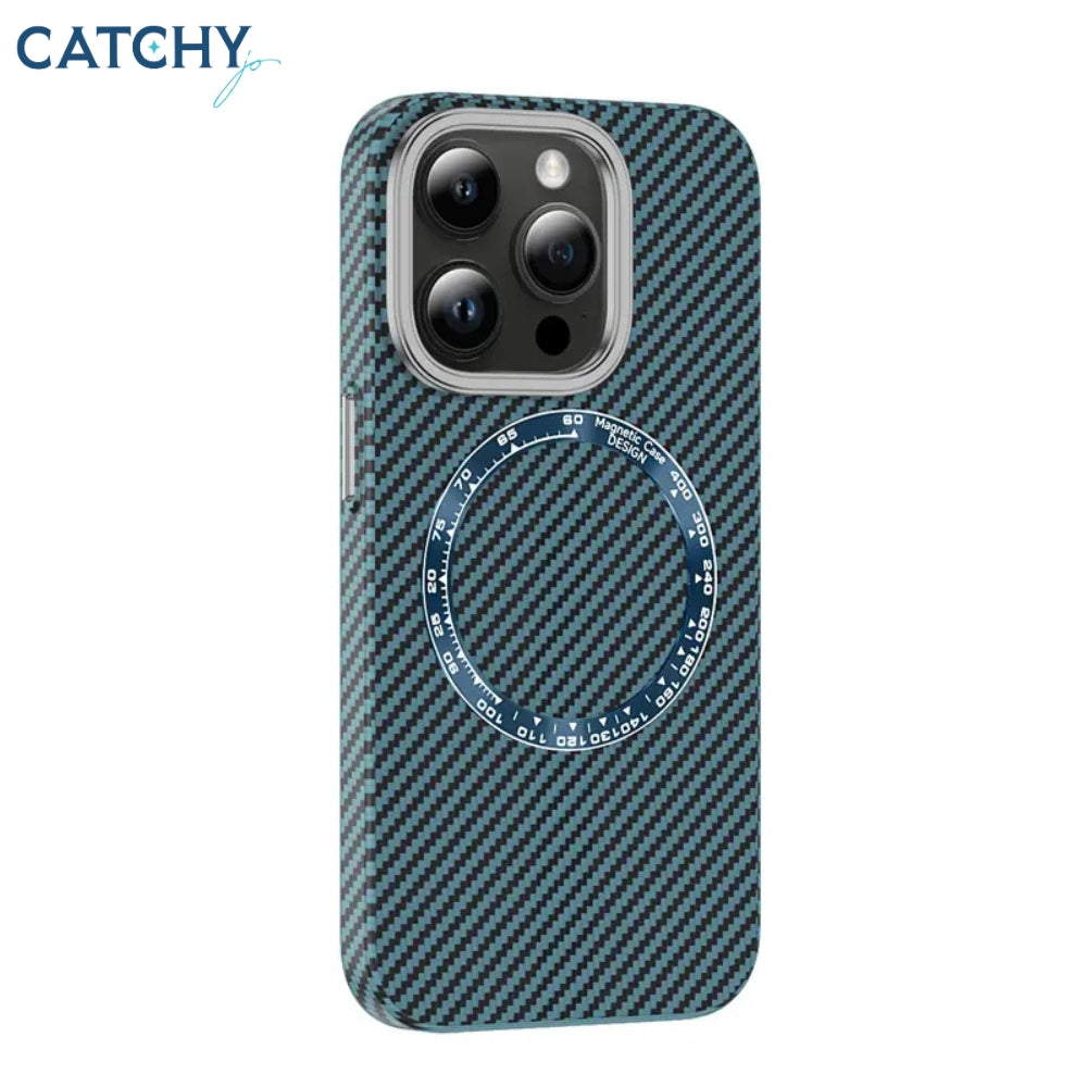 Carbon Fiber Wireless Charger iPhone Case