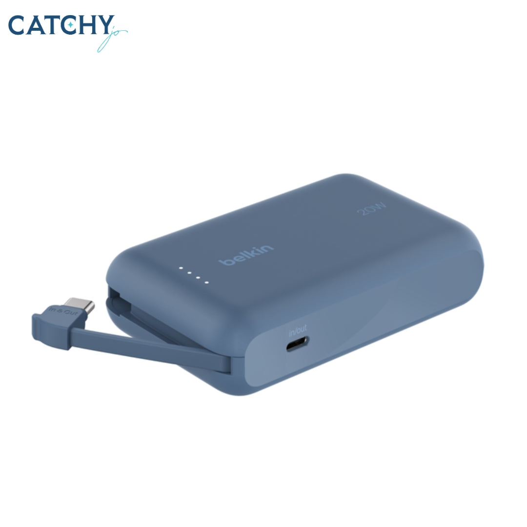 BELKIN BoostCharge Power Bank With USB-C Cable (10000mAh) | Black | White | Pink | Blue