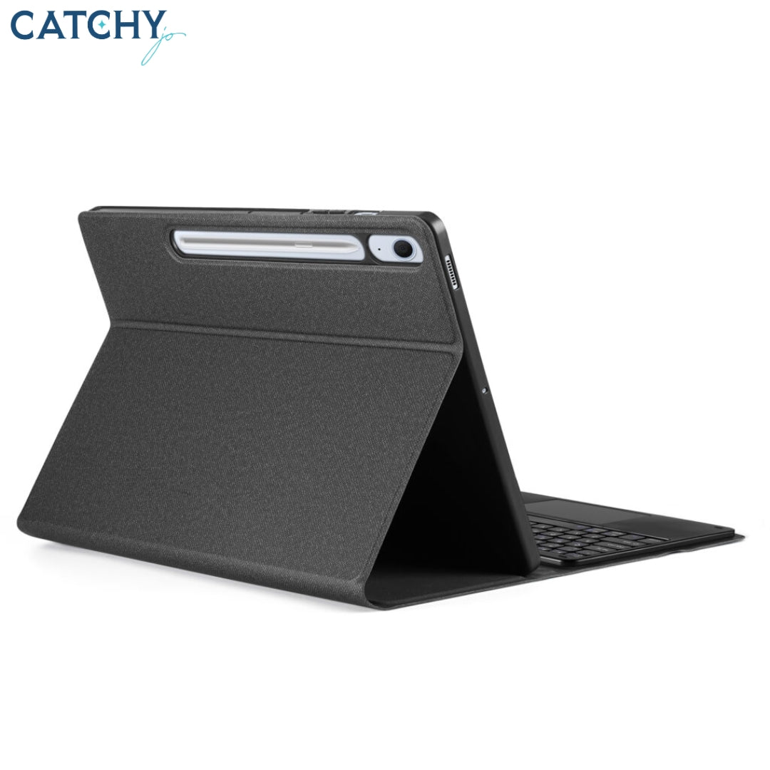 لوحة مفاتيح لسلسلة Samsung Tab TK مع حافظة واقية