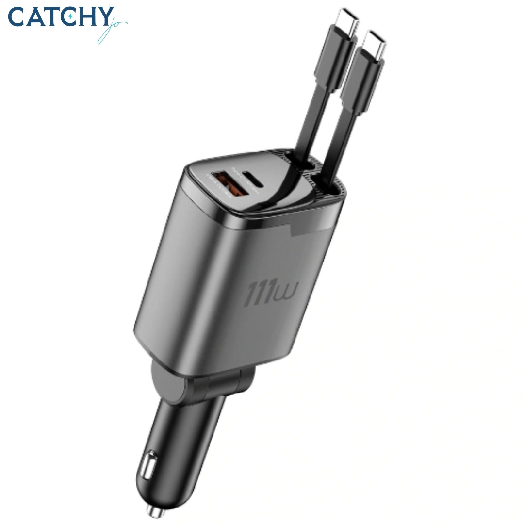 WiWU WI-CC034 Helix Pro GaN Multi-Port Fast Car Charger (111W)