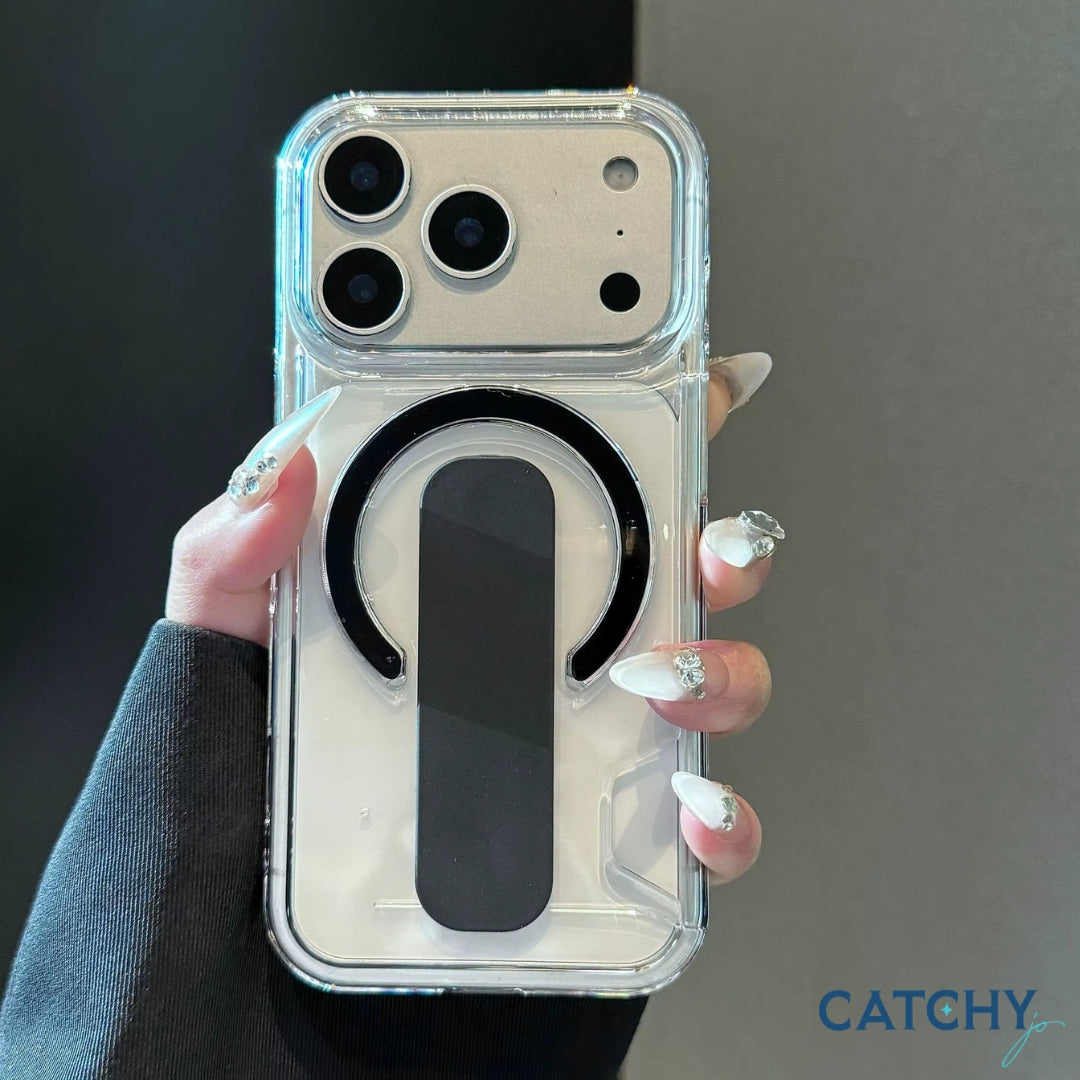 Luxury Card Holder Clear iPhone Case