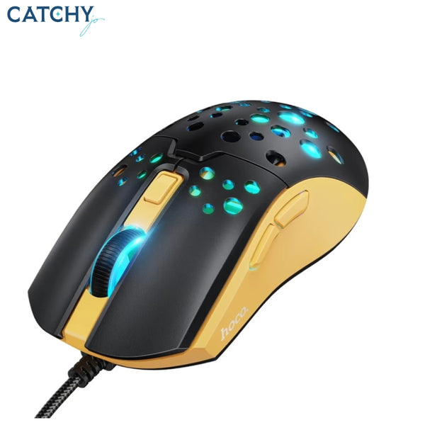 HOCO GM51 Yellow Sky Gaming Wired Mouse