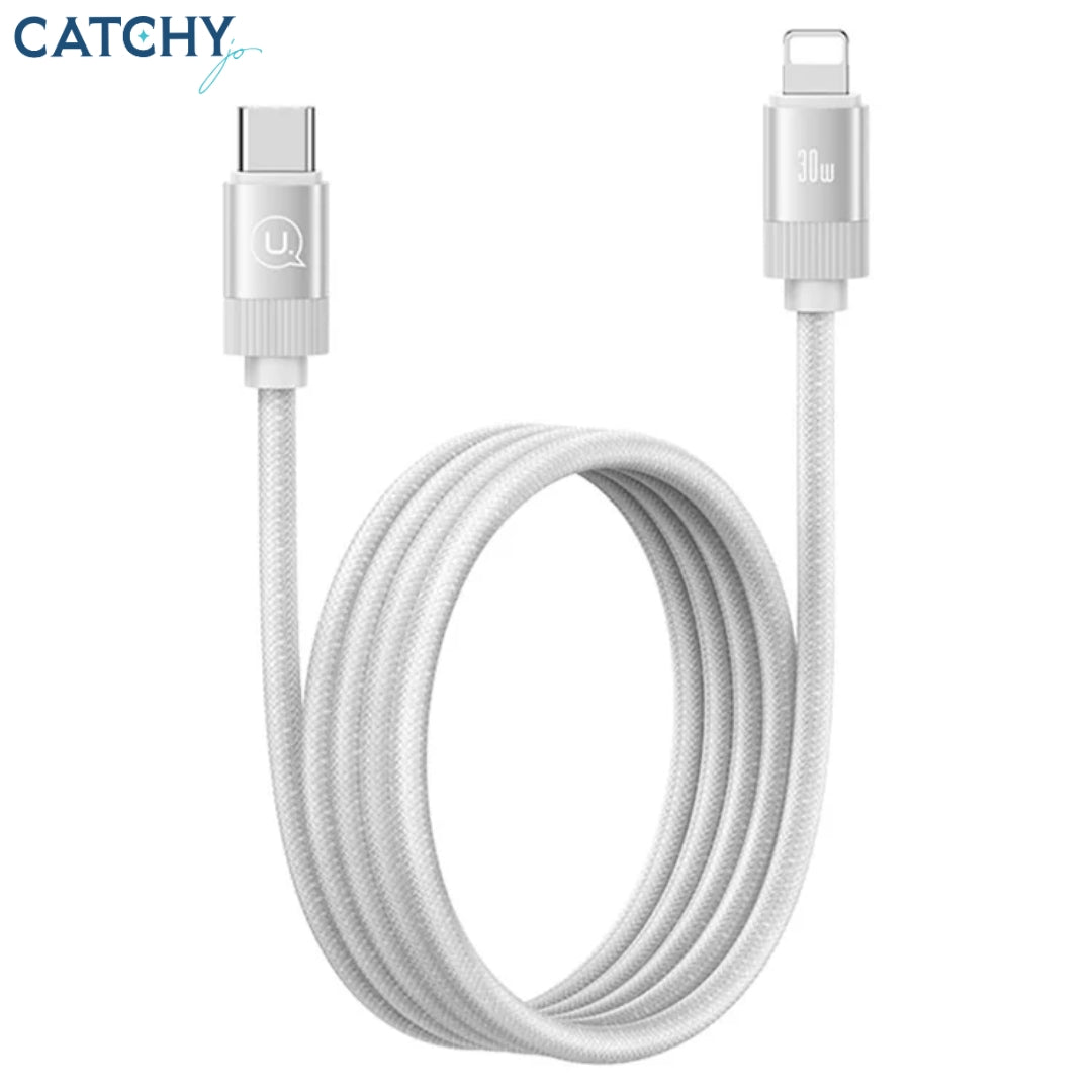 USAMS SJ705 Magnetic Data Cable Type-C To Lightning 1M (30W)