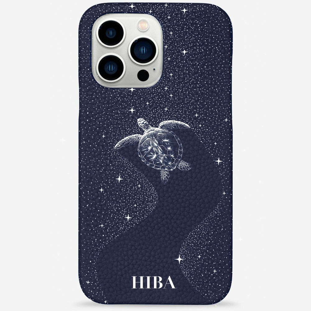 iPhone Leather Turtle Case (Design)