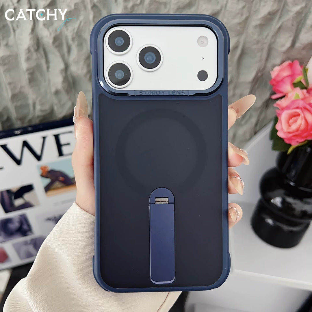 Semi Transparent iPhone Case With Stand
