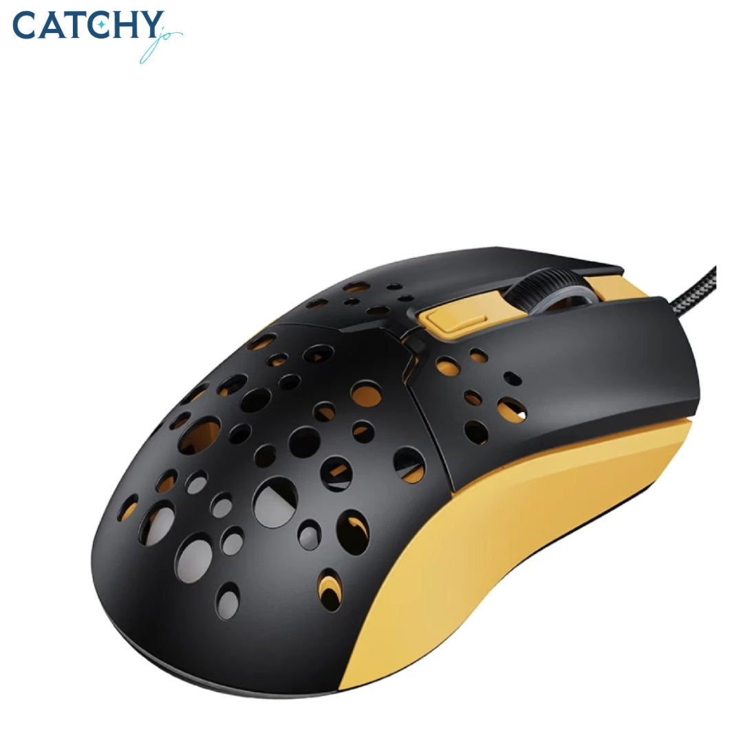 HOCO GM51 Yellow Sky Gaming Wired Mouse
